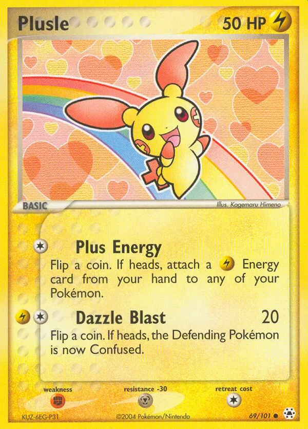 Plusle — EX Hidden Legends — Pokemon