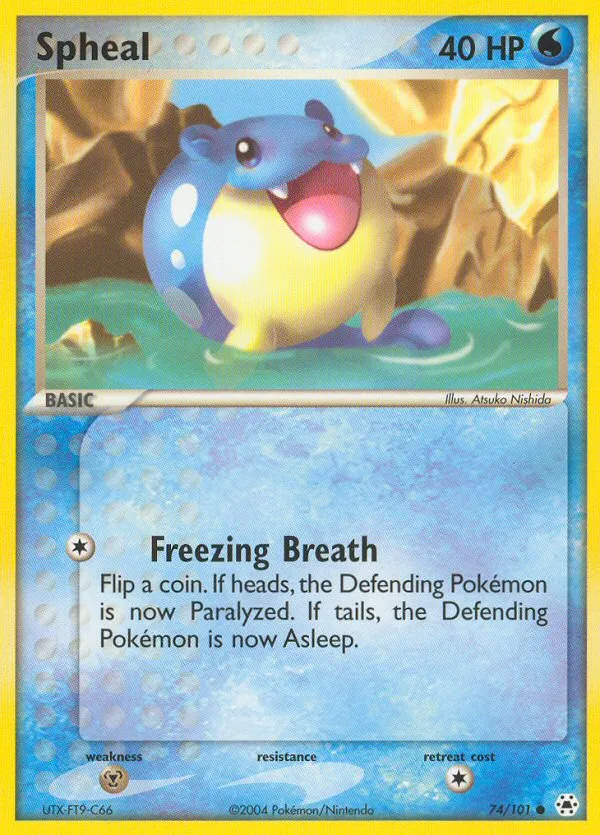 Spheal — EX Hidden Legends — Pokemon