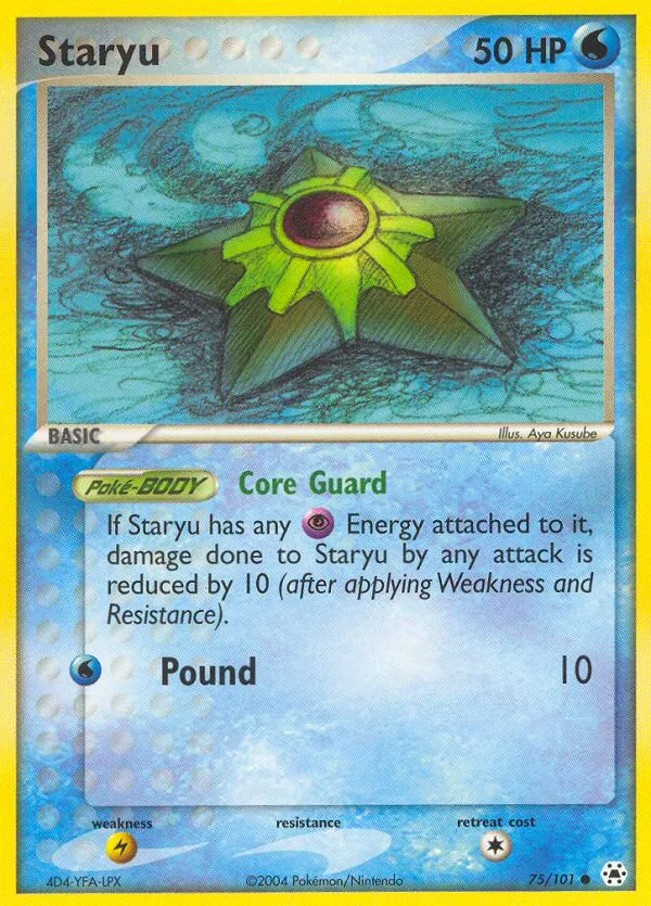 Staryu — EX Hidden Legends — Pokémon