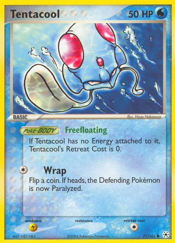 Tentacool — EX Hidden Legends — Pokémon