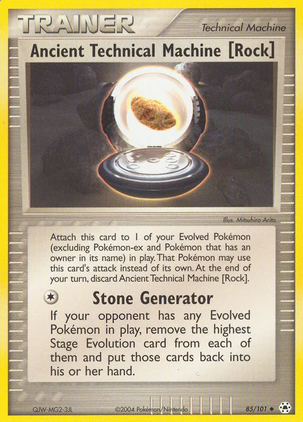 Ancient Technical Machine — EX Hidden Legends — Pokemon