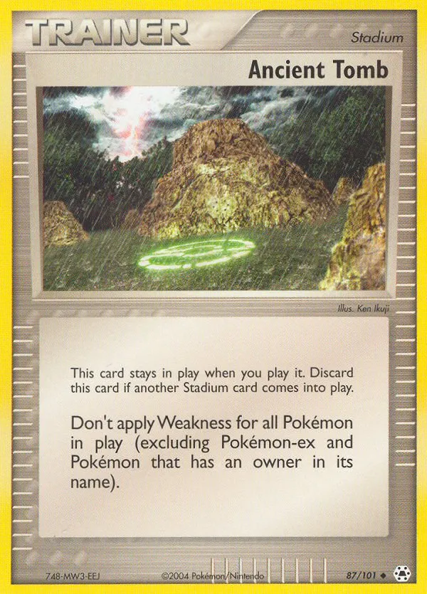 Ancient Tomb — EX Hidden Legends — Pokémon