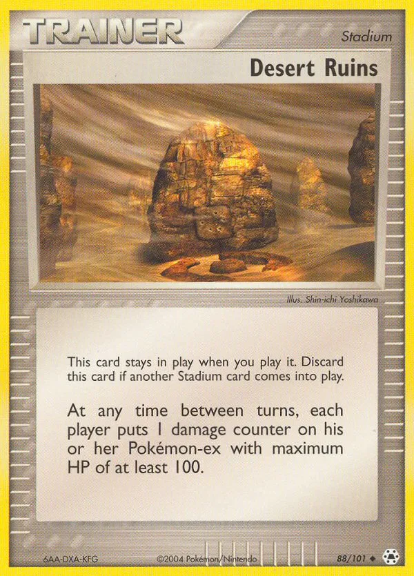 Desert Ruins — EX Hidden Legends — Pokémon