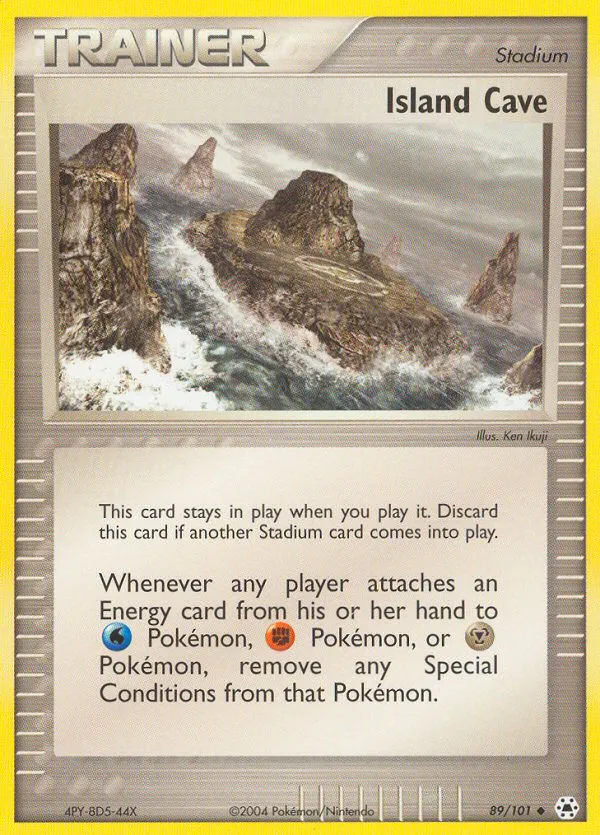 Island Cave — EX Hidden Legends — Pokémon