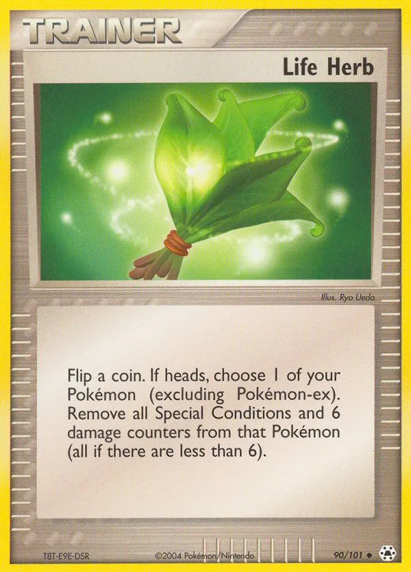 Herbe Sauveuse — EX Hidden Legends — Pokémon