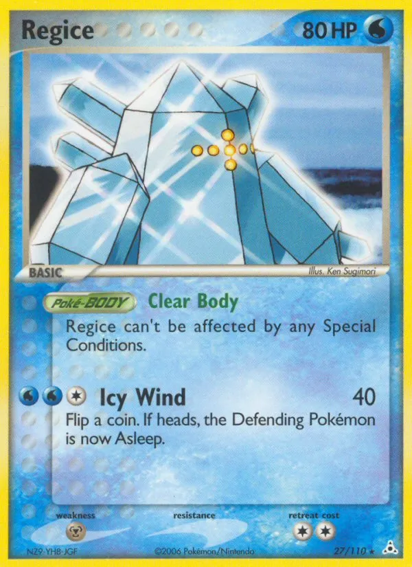 Regice — EX Holon Phantoms — Pokemon