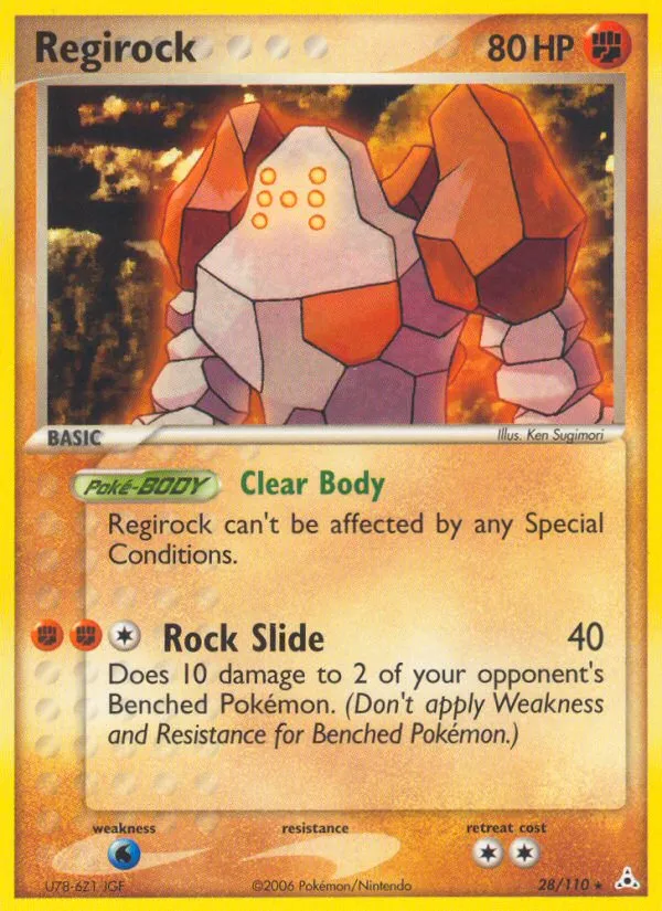 Regirock — EX Holon Phantoms — Pokemon