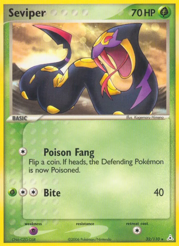 Seviper — EX Holon Phantoms — Pokémon