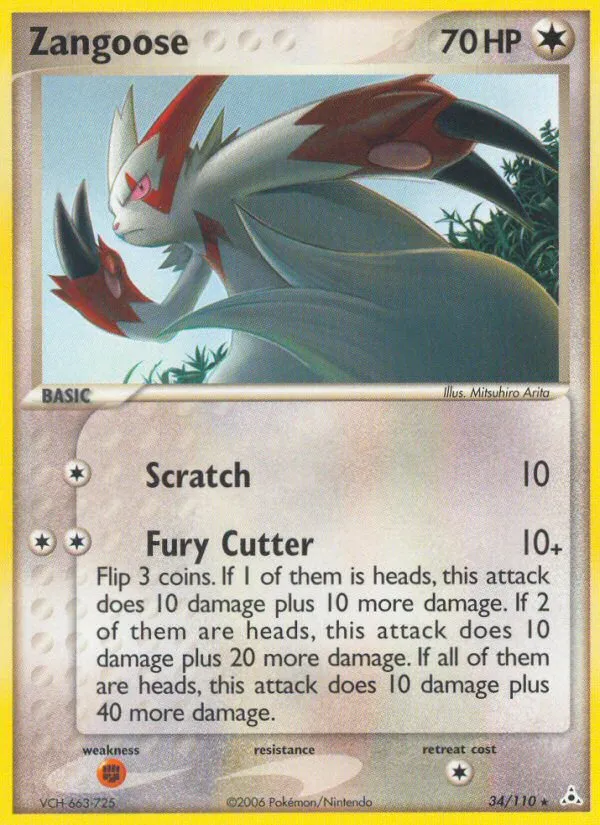 Zangoose — EX Holon Phantoms — Pokemon