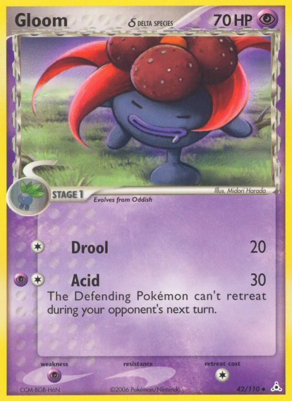 Gloom — EX Holon Phantoms — Pokémon