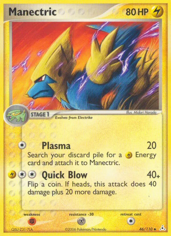 Manectric — EX Holon Phantoms — Pokemon