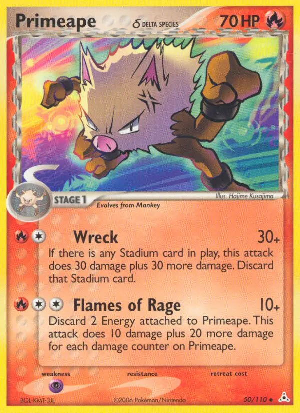 Primeape — EX Holon Phantoms — Pokemon