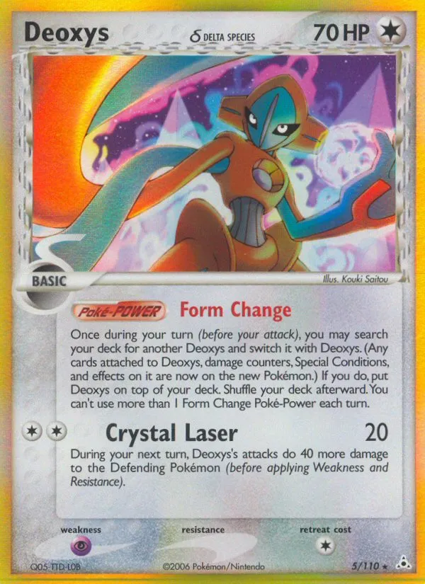 Deoxys — EX Holon Phantoms — Pokémon