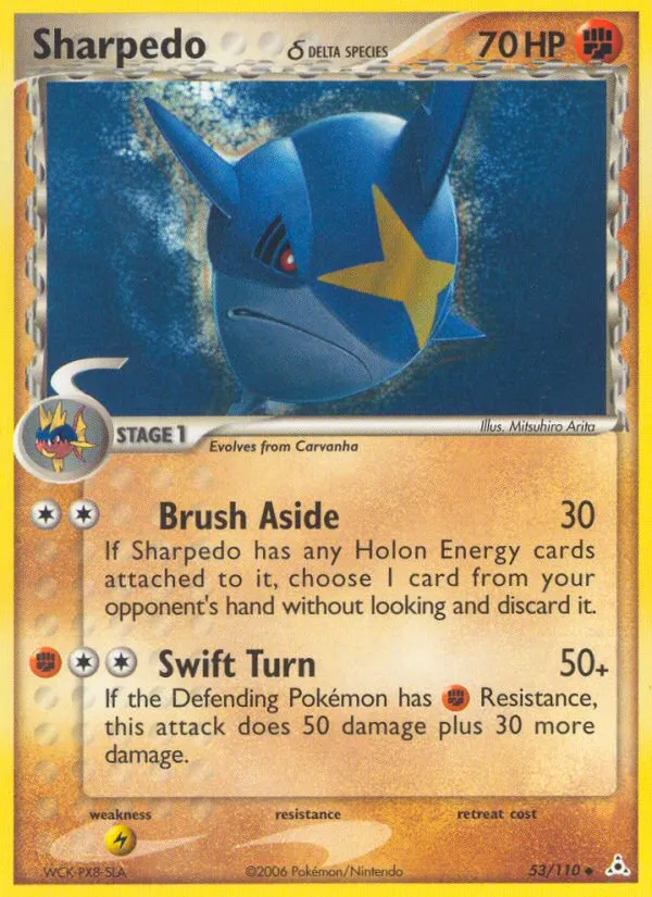 Sharpedo — EX Holon Phantoms — Pokemon