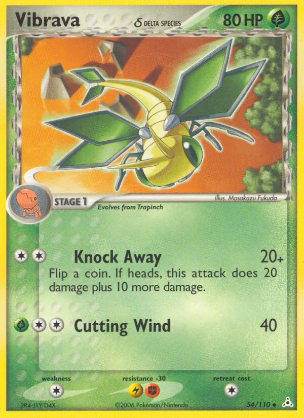 Vibrava — EX Holon Phantoms — Pokémon