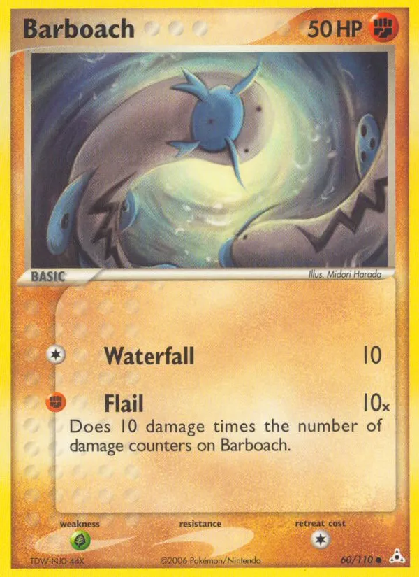 Barboach — EX Holon Phantoms — Pokémon
