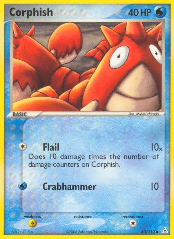 Corphish — EX Holon Phantoms — Pokemon