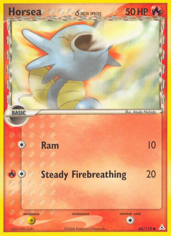 Horsea — EX Holon Phantoms — Pokemon