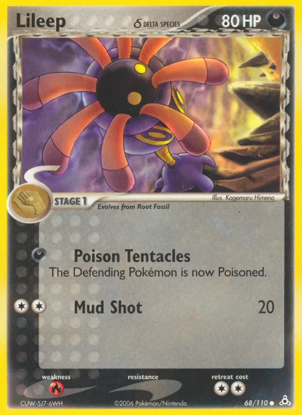 Lileep — EX Holon Phantoms — Pokémon