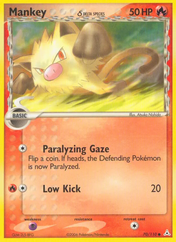 Mankey — EX Holon Phantoms — Pokemon