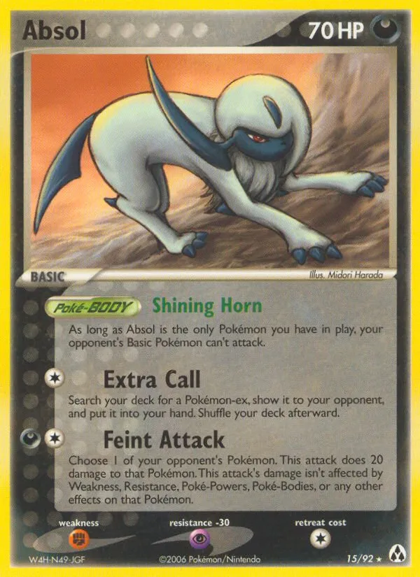 Absol — EX Legend Maker — Pokémon