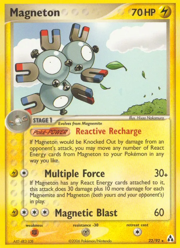 Magneton — EX Legend Maker — Pokémon