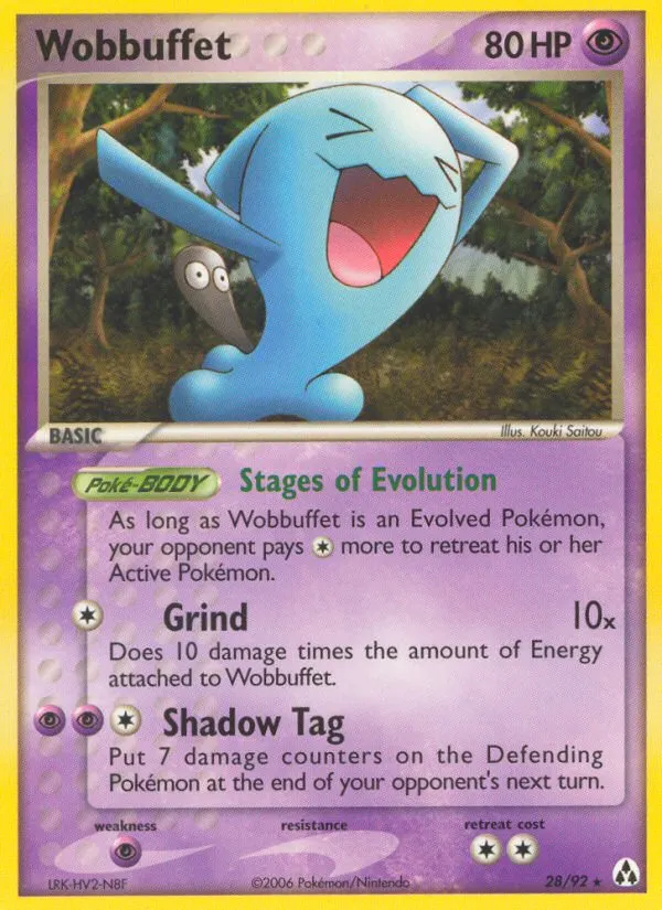 Wobbuffet — EX Legend Maker — Pokémon