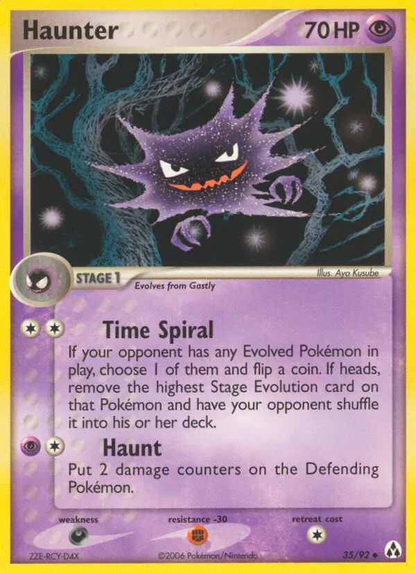 Haunter — EX Legend Maker — Pokemon