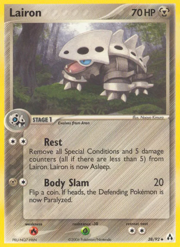 Lairon — EX Legend Maker — Pokémon