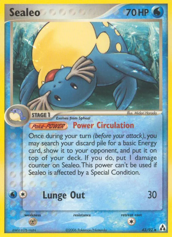 Sealeo — EX Legend Maker — Pokémon