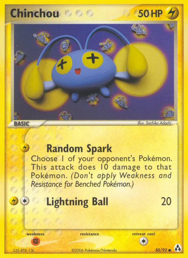 Chinchou — EX Legend Maker — Pokémon