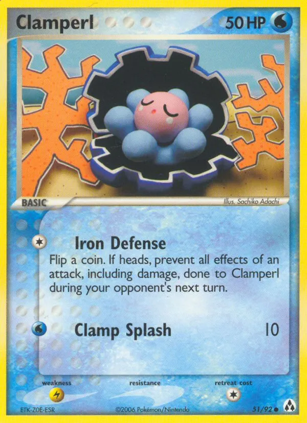 Clamperl — EX Legend Maker — Pokémon
