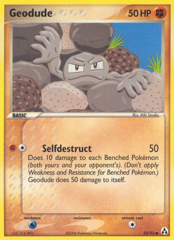 Geodude — EX Legend Maker — Pokémon