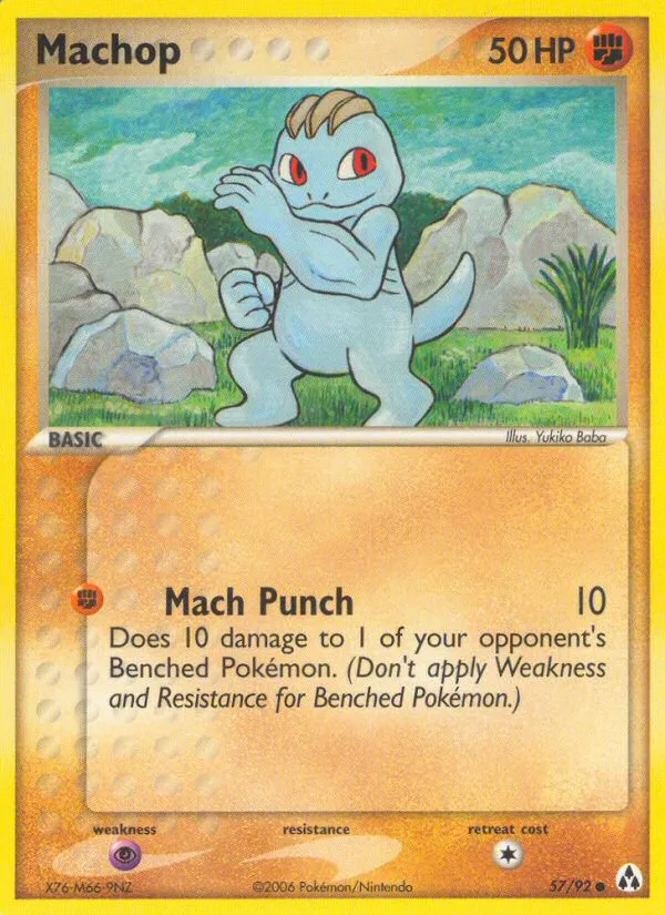 Machop — EX Legend Maker — Pokémon