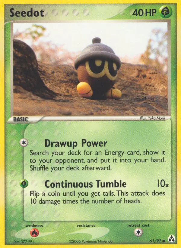 Seedot — EX Legend Maker — Pokemon