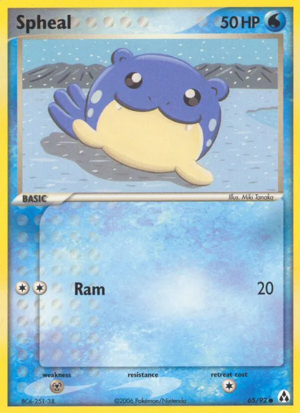 Spheal — EX Legend Maker — Pokémon