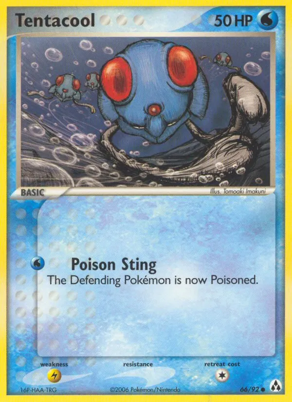 Tentacool — EX Legend Maker — Pokémon