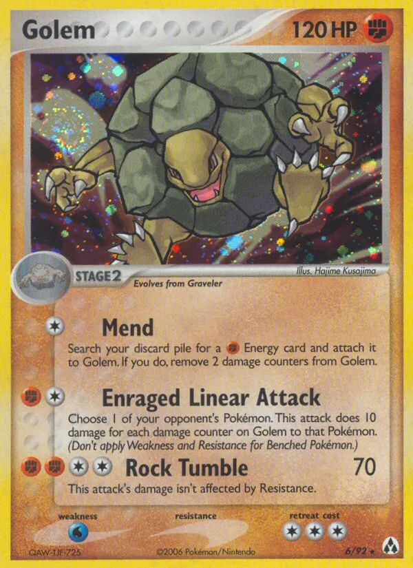 Golem — EX Legend Maker — Pokémon