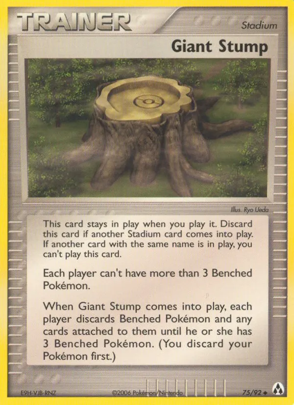 Giant Stump — EX Legend Maker — Pokemon