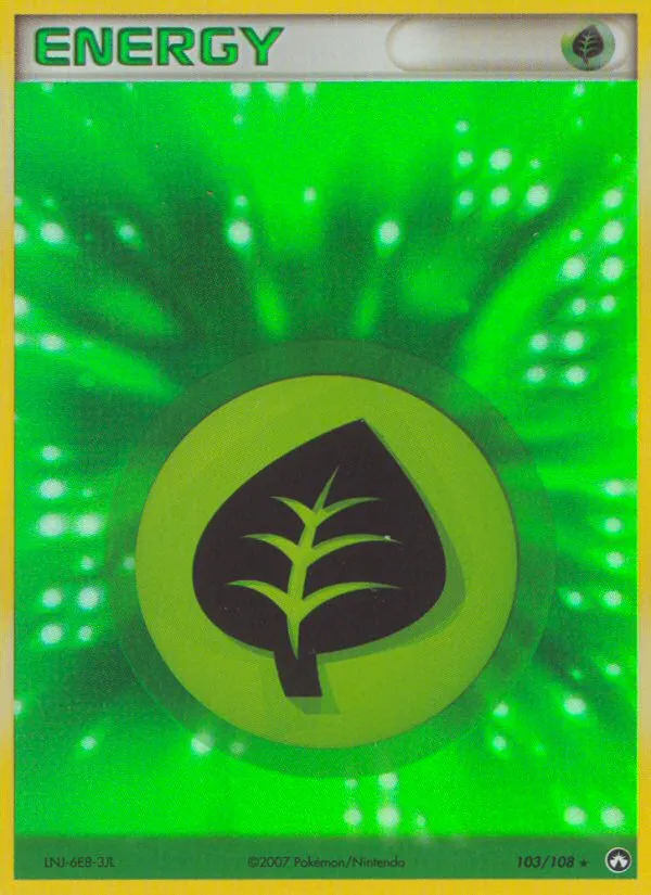 Grass Energy — EX Power Keepers — Pokemon