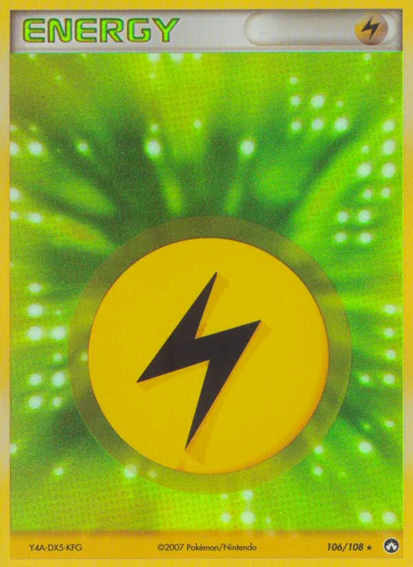 Énergie Électrique — EX Power Keepers — Pokemon