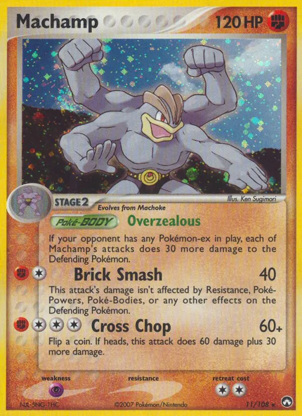 Machamp — EX Power Keepers — Pokemon