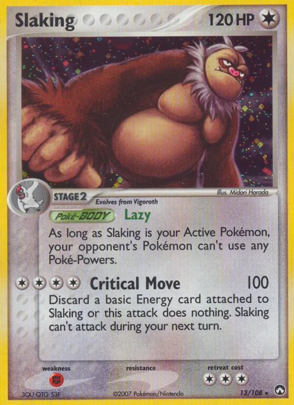 Slaking — EX Power Keepers — Pokemon