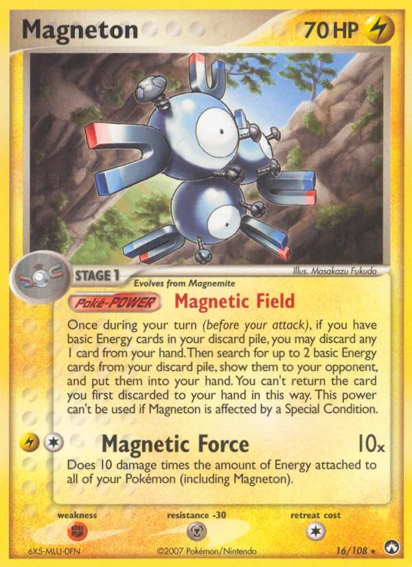 Magneton — EX Power Keepers — Pokemon