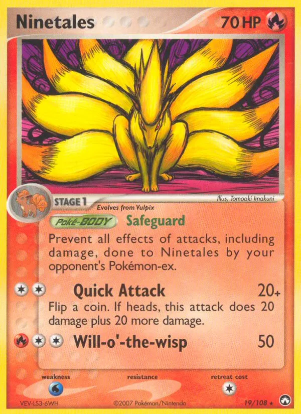 Feunard — EX Power Keepers — Pokemon