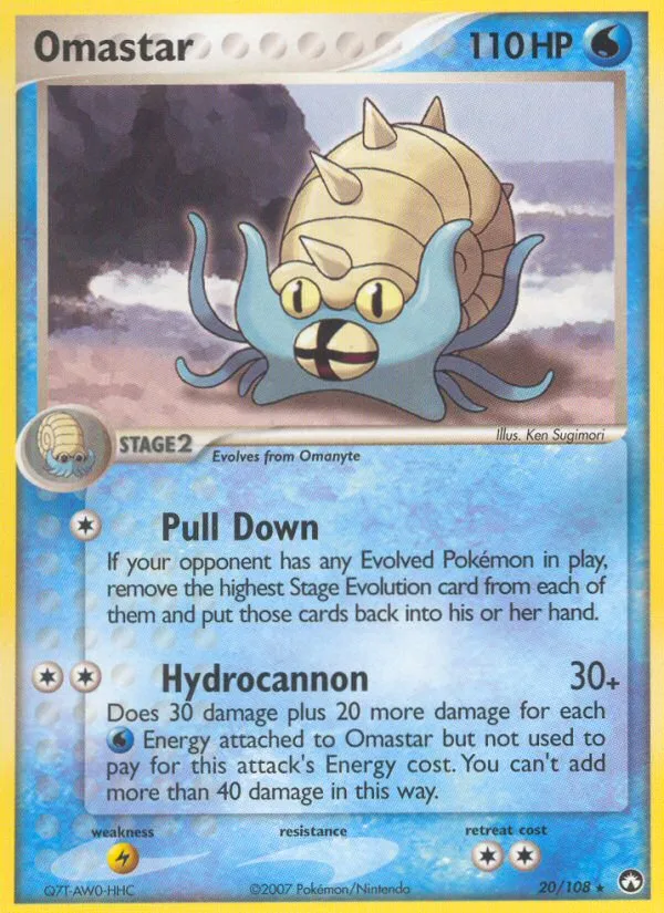 Omastar — EX Power Keepers — Pokemon
