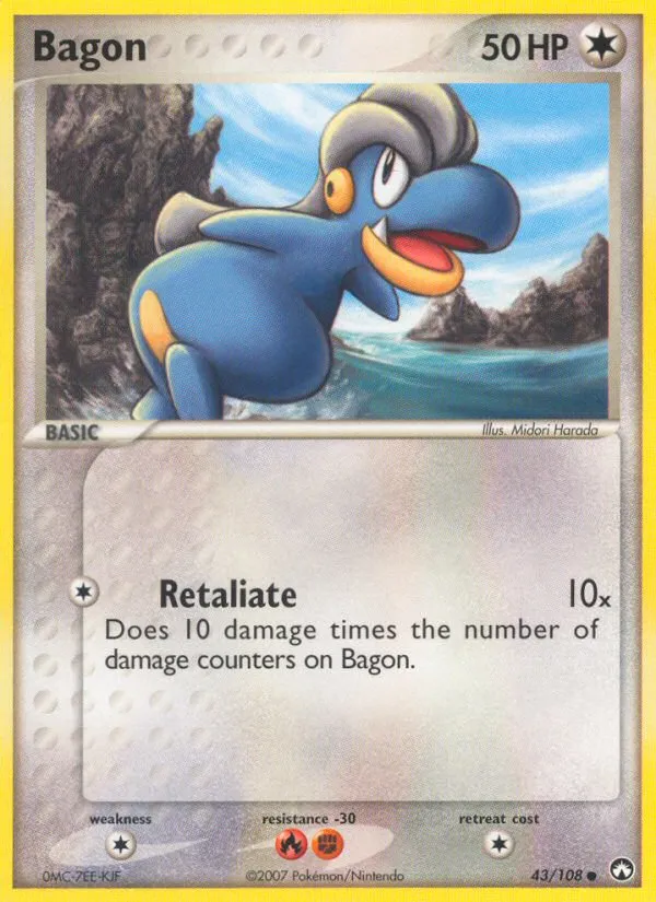 Bagon — EX Power Keepers — Pokemon