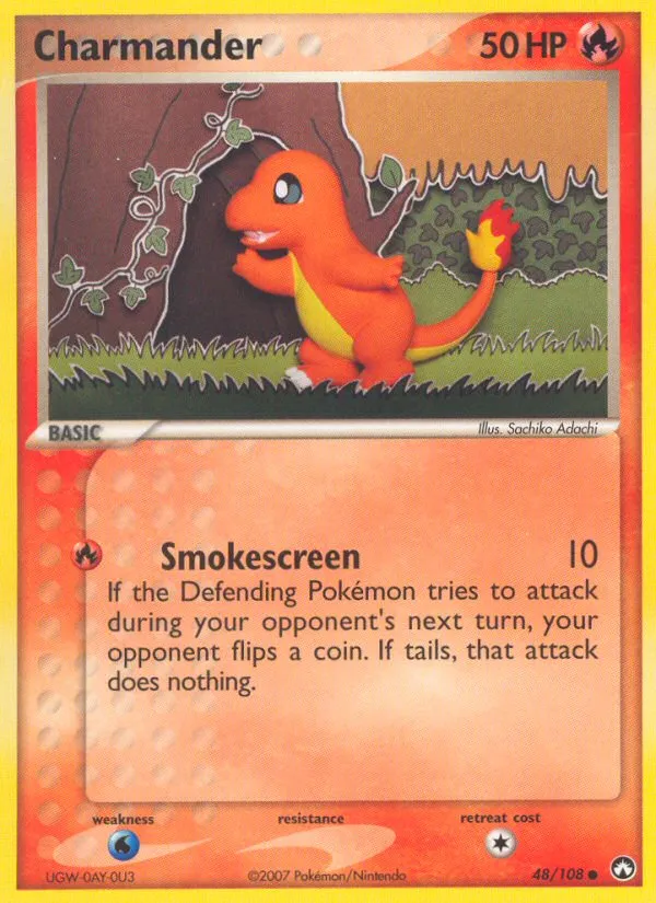 Charmander from EX Power Keepers - Pokemon