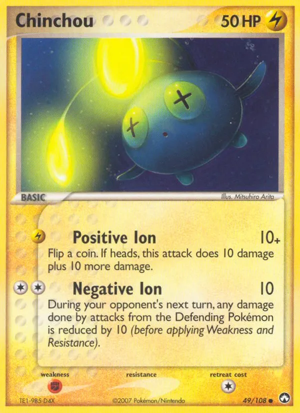 Chinchou — EX Power Keepers — Pokemon