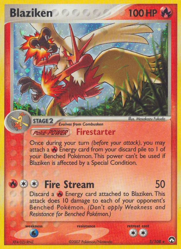 Blaziken — EX Power Keepers — Pokémon